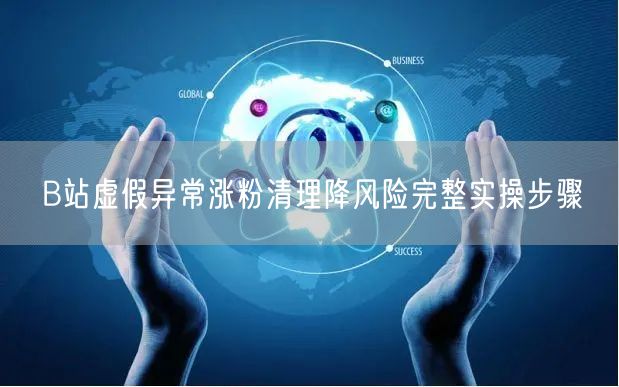 B站虚假异常涨粉清理降风险完整实操步骤