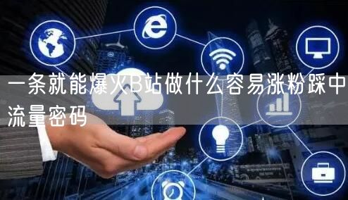 一条就能爆火B站做什么容易涨粉踩中流量密码