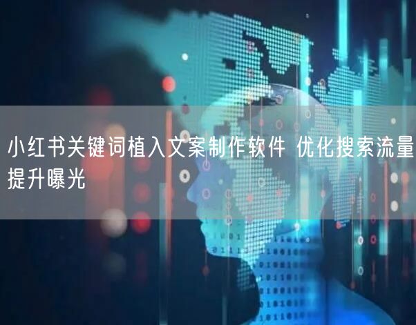 小红书关键词植入文案制作软件 优化搜索流量提升曝光