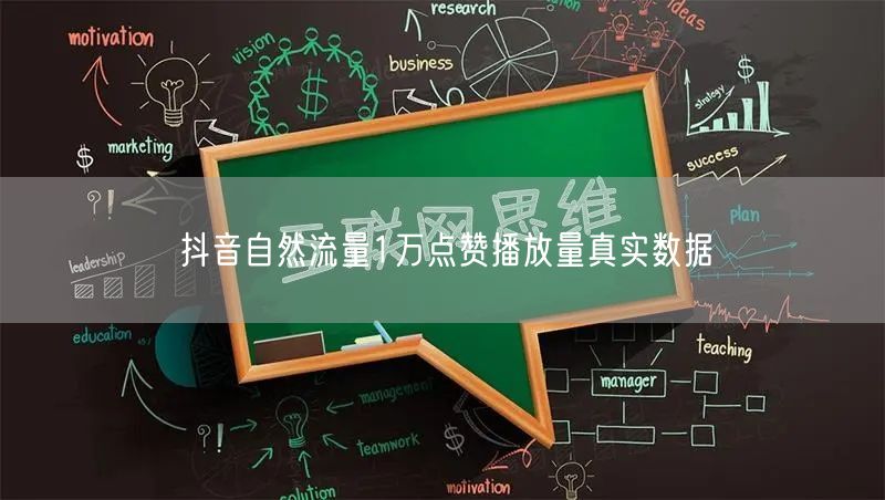 抖音自然流量1万点赞播放量真实数据
