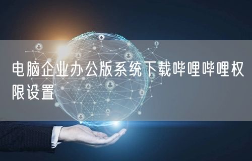 电脑企业办公版系统下载哔哩哔哩权限设置