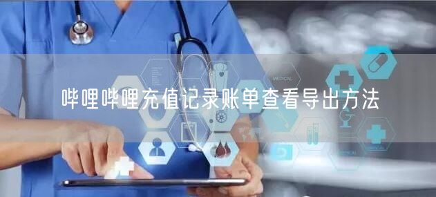 哔哩哔哩充值记录账单查看导出方法