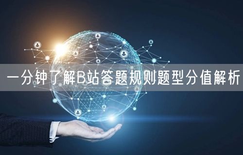 一分钟了解B站答题规则题型分值解析