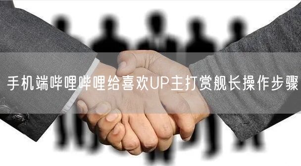 手机端哔哩哔哩给喜欢UP主打赏舰长操作步骤