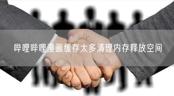 哔哩哔哩漫画缓存太多清理内存释放空间