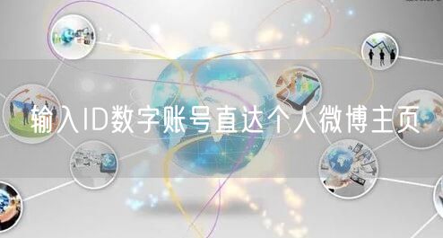 输入ID数字账号直达个人微博主页